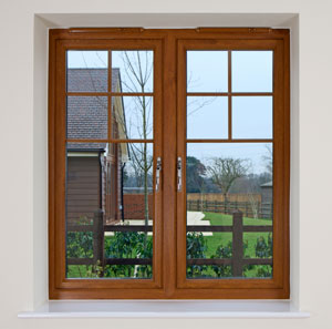 Wooden window frames