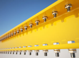 Yellow steel girder